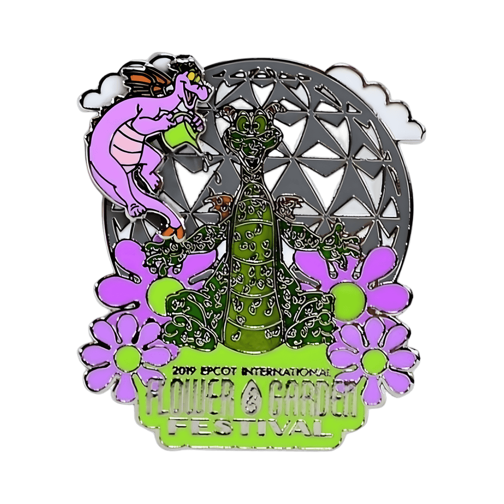 Topiary Figment Disney pin