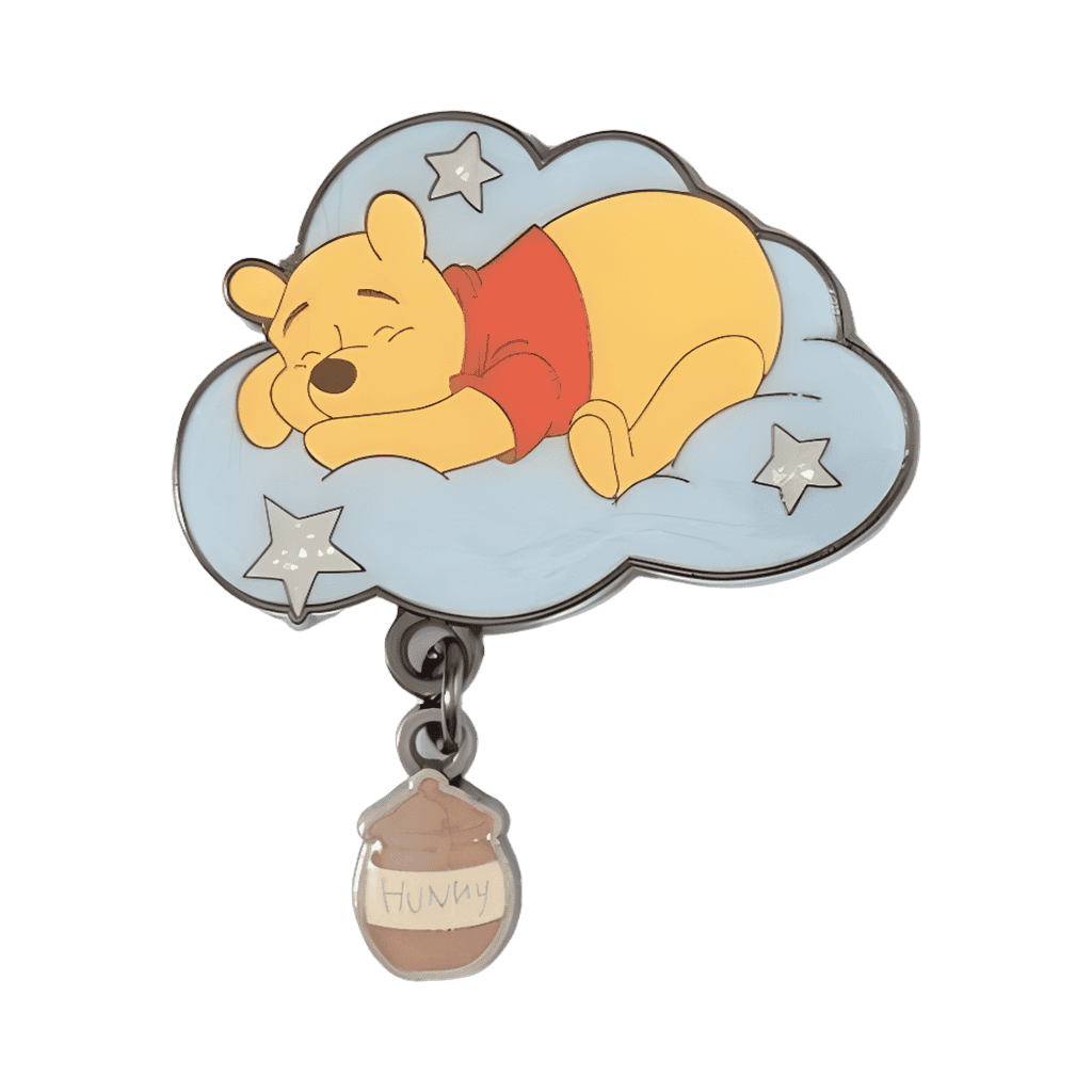 Pooh Sleeping on a Cloud Disney pin