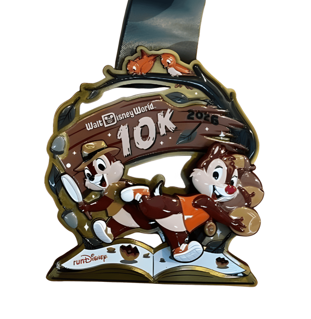 Chip and Dale 10k Replica Medal Disney pin