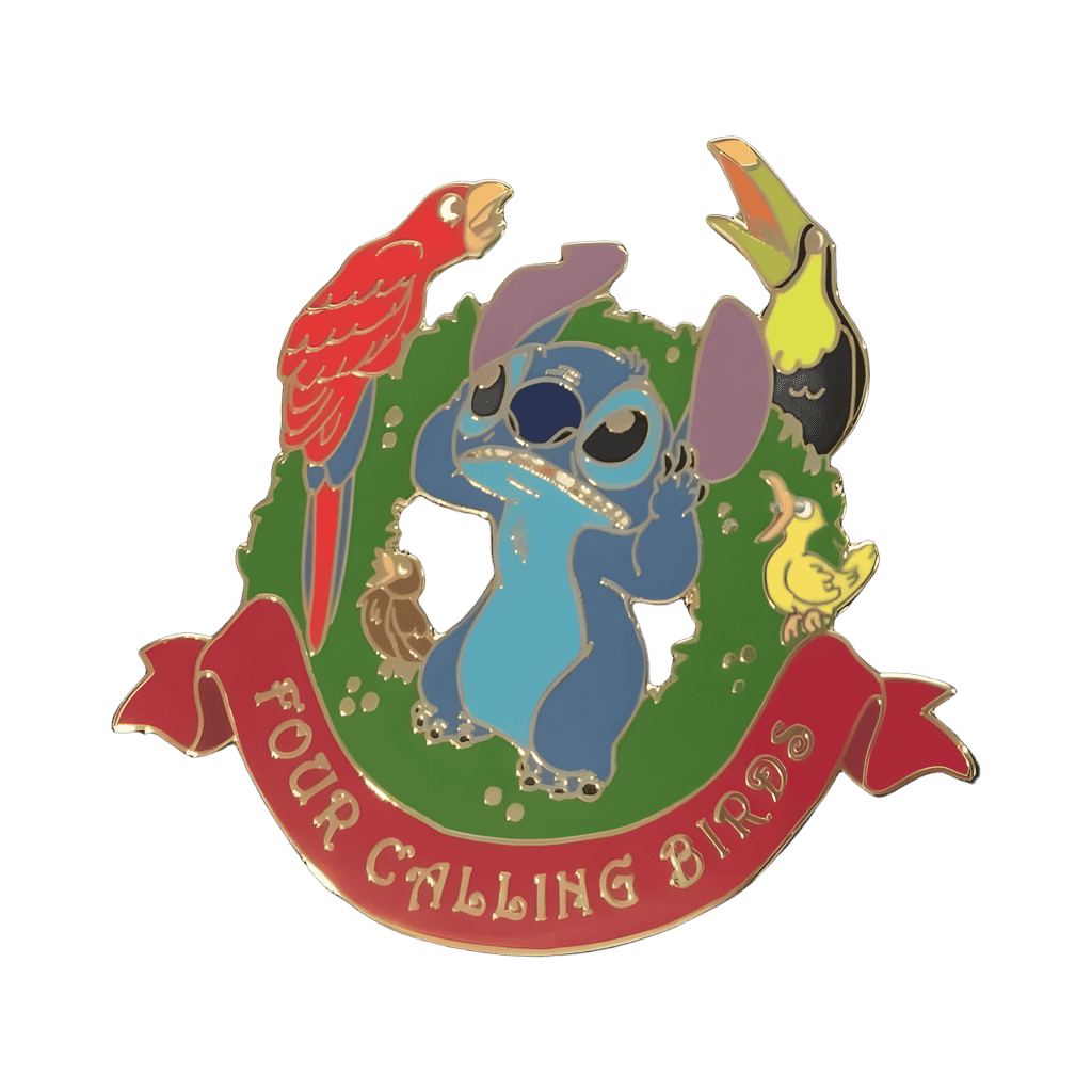 Four Calling Birds Disney pin