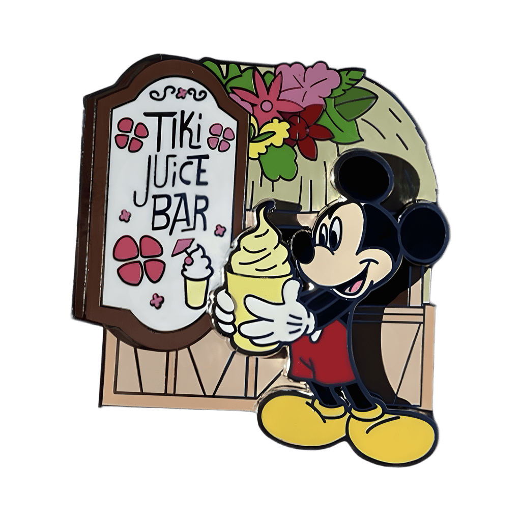 Tiki Juice Bar Mickey Mouse with Dole Whip Disney pin