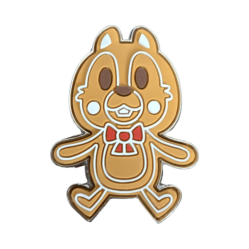 Chip gingerbread build-a-pin Disney pin