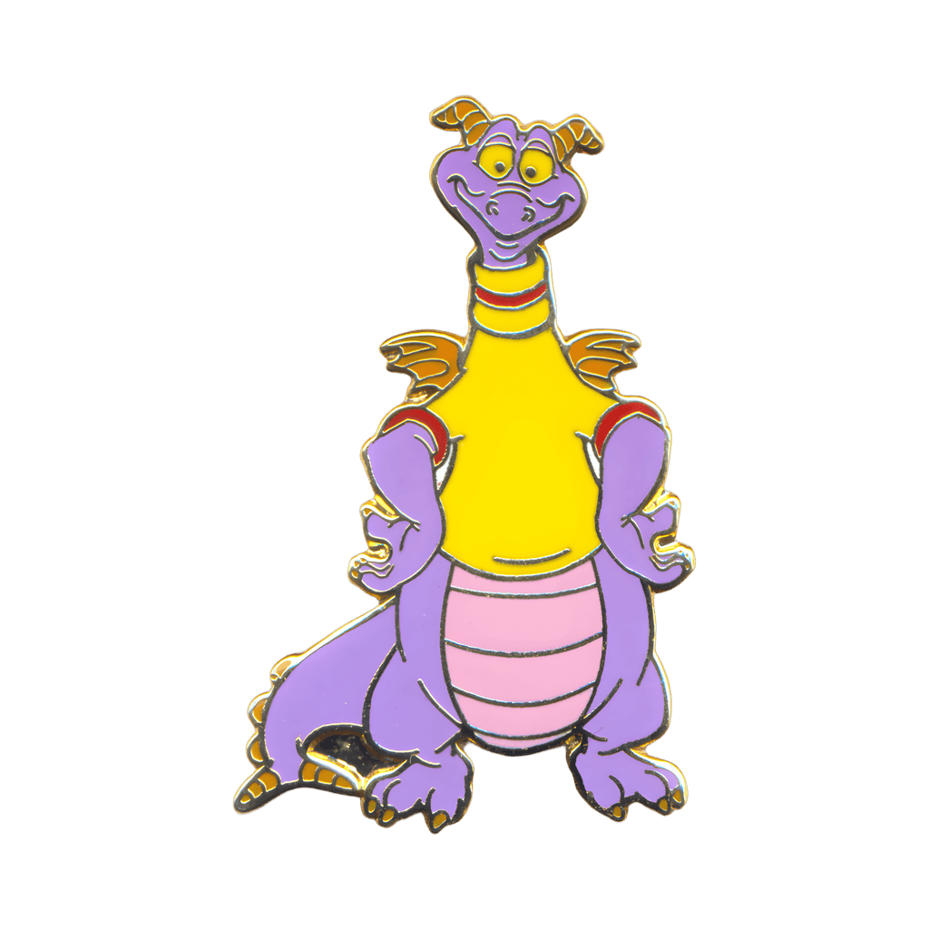Figment Wearing a Yellow Sweater with Red Trim Disney pin