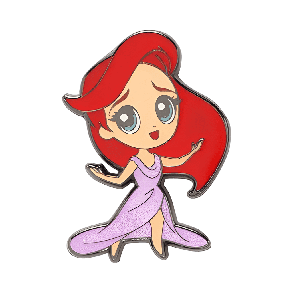 Ariel in purple dress Disney pin