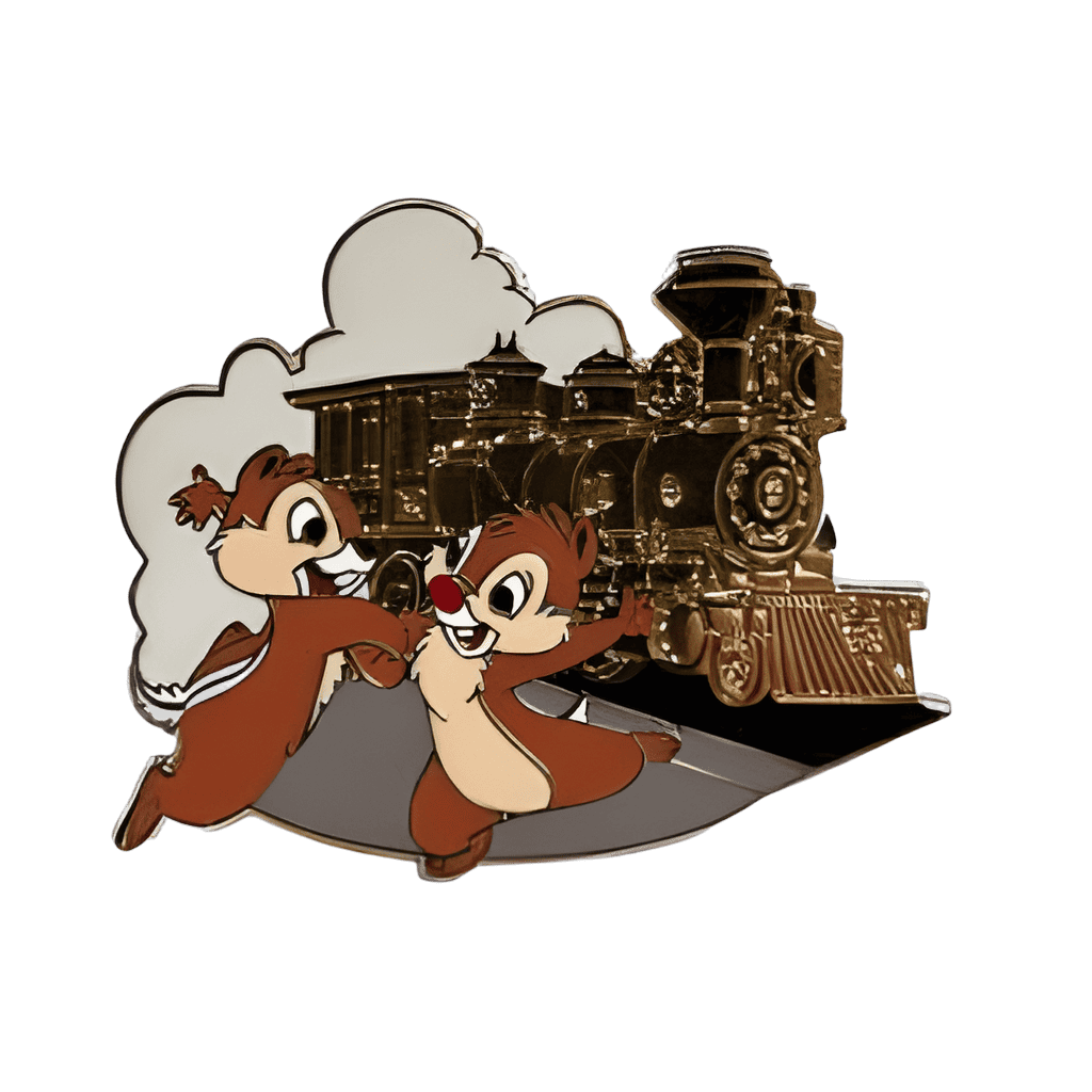 Chip and Dale at Walt Disney World Railroad Disney pin