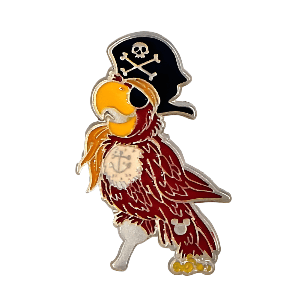 Red Pegleg Parrot Disney pin