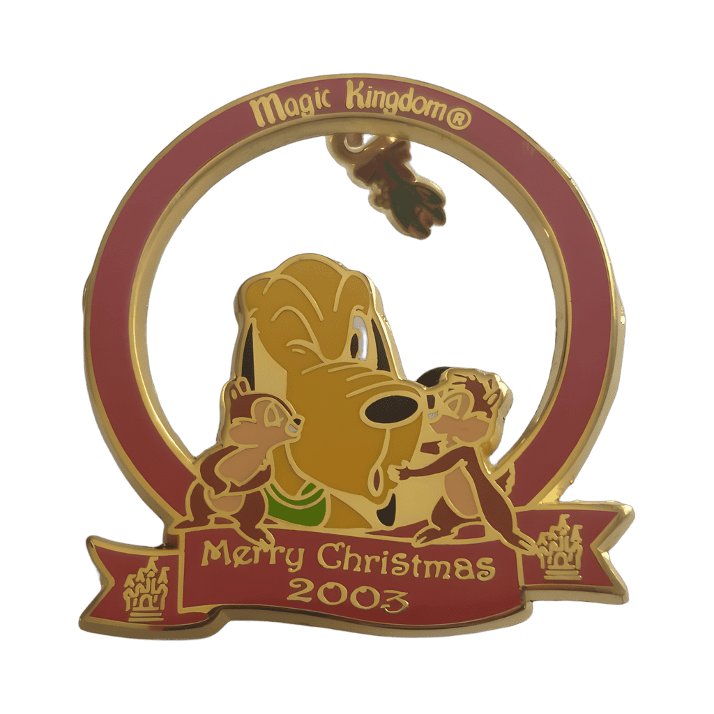 Pluto with Chip & Dale Disney pin