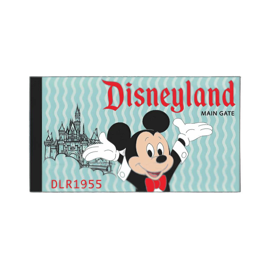 Scrap Book Souvenirs Boxed Set — Main Gate Ticket Book Disney pin