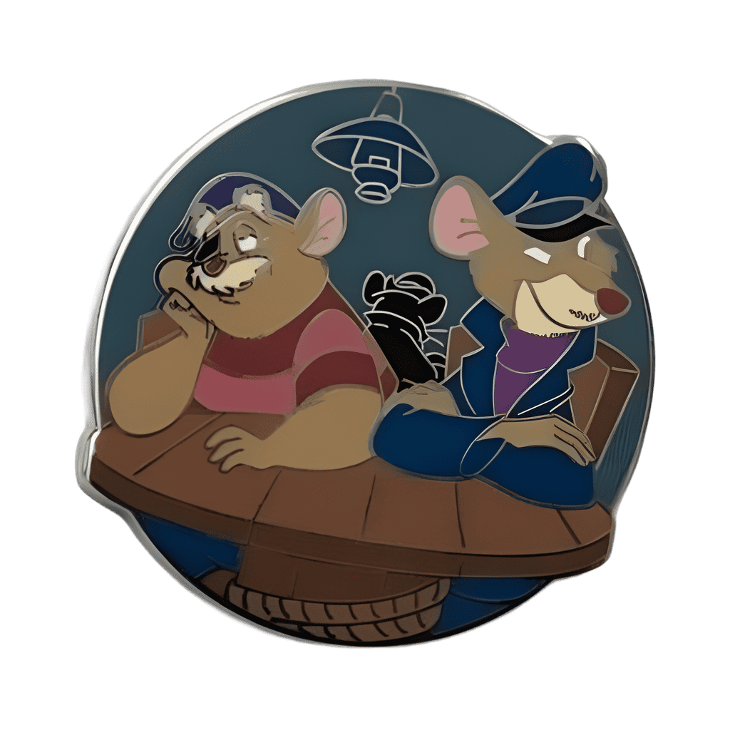 Basil and Dr. Dawson Disney pin