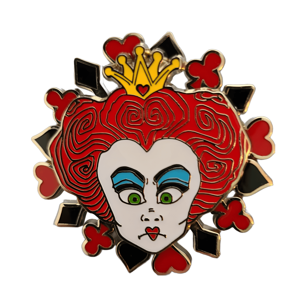 Red Queen Spinner Disney pin