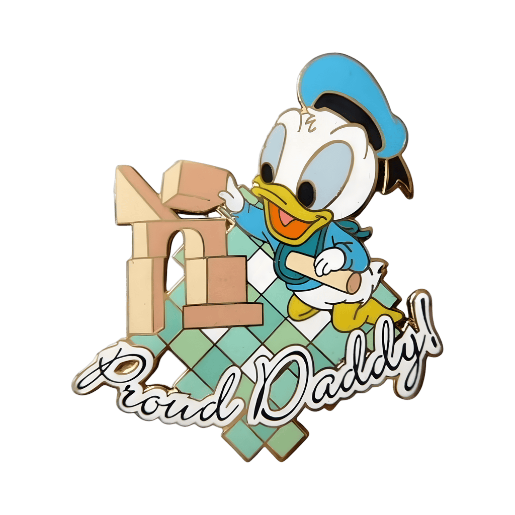 Baby Donald Proud Daddy Disney pin