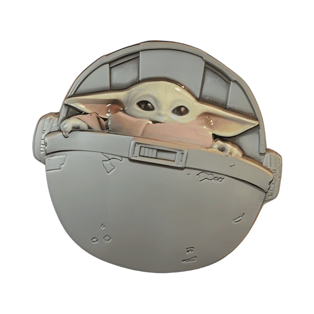 Grogu in Pram (sculptured) Disney pin