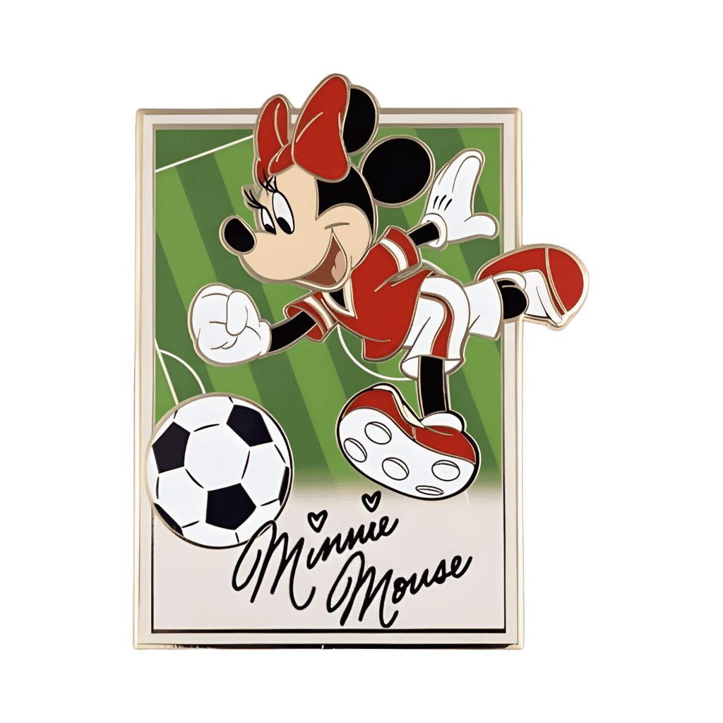 Minnie Playing Soccer Disney pin