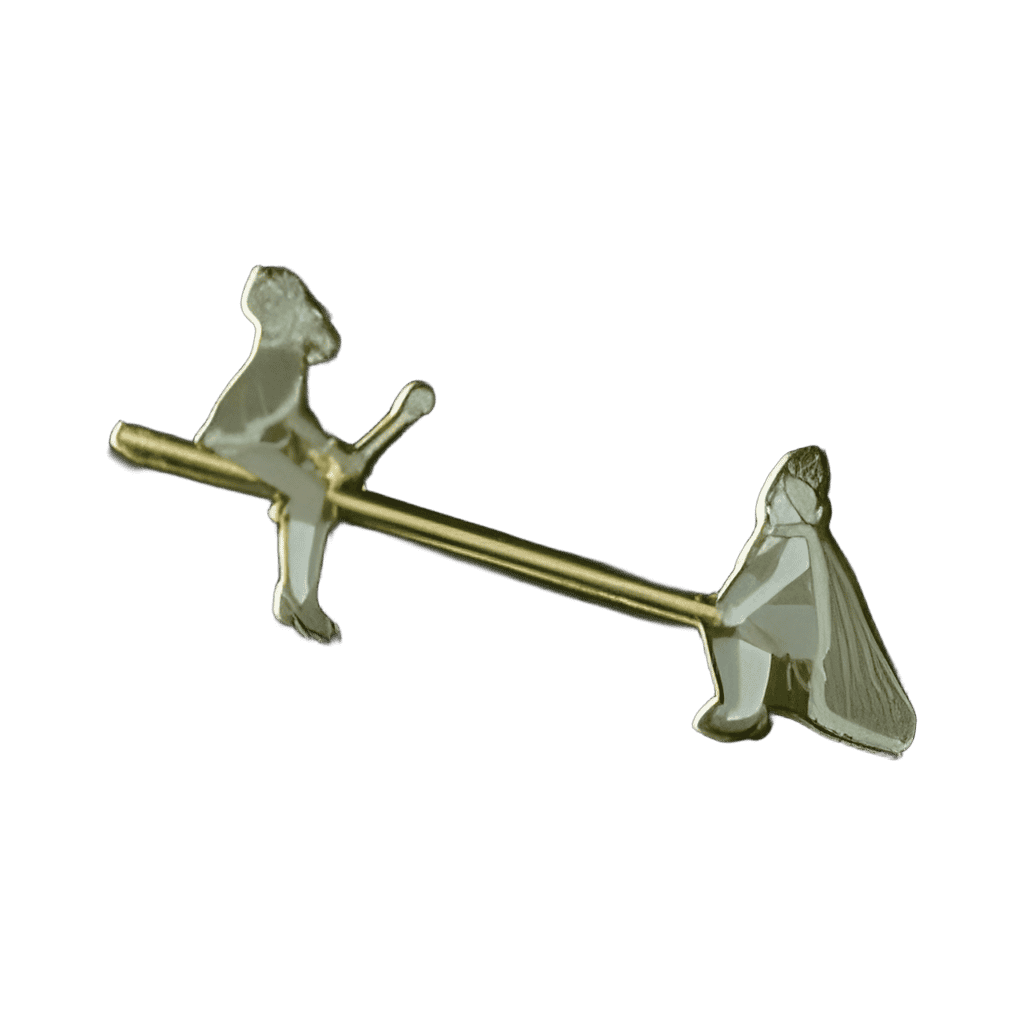 Teeter Totter King & Queen Disney pin