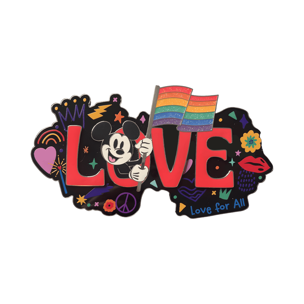 Mickey Love Pride Disney pin