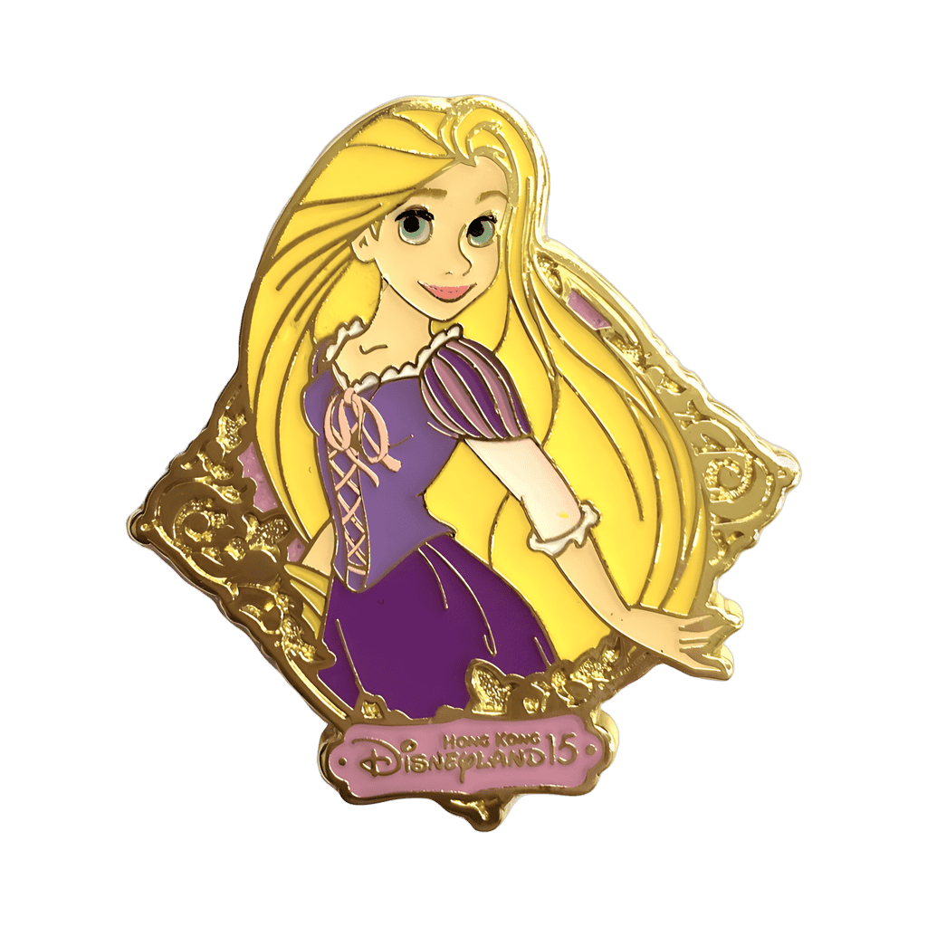 Diamond Rapunzel Disney pin