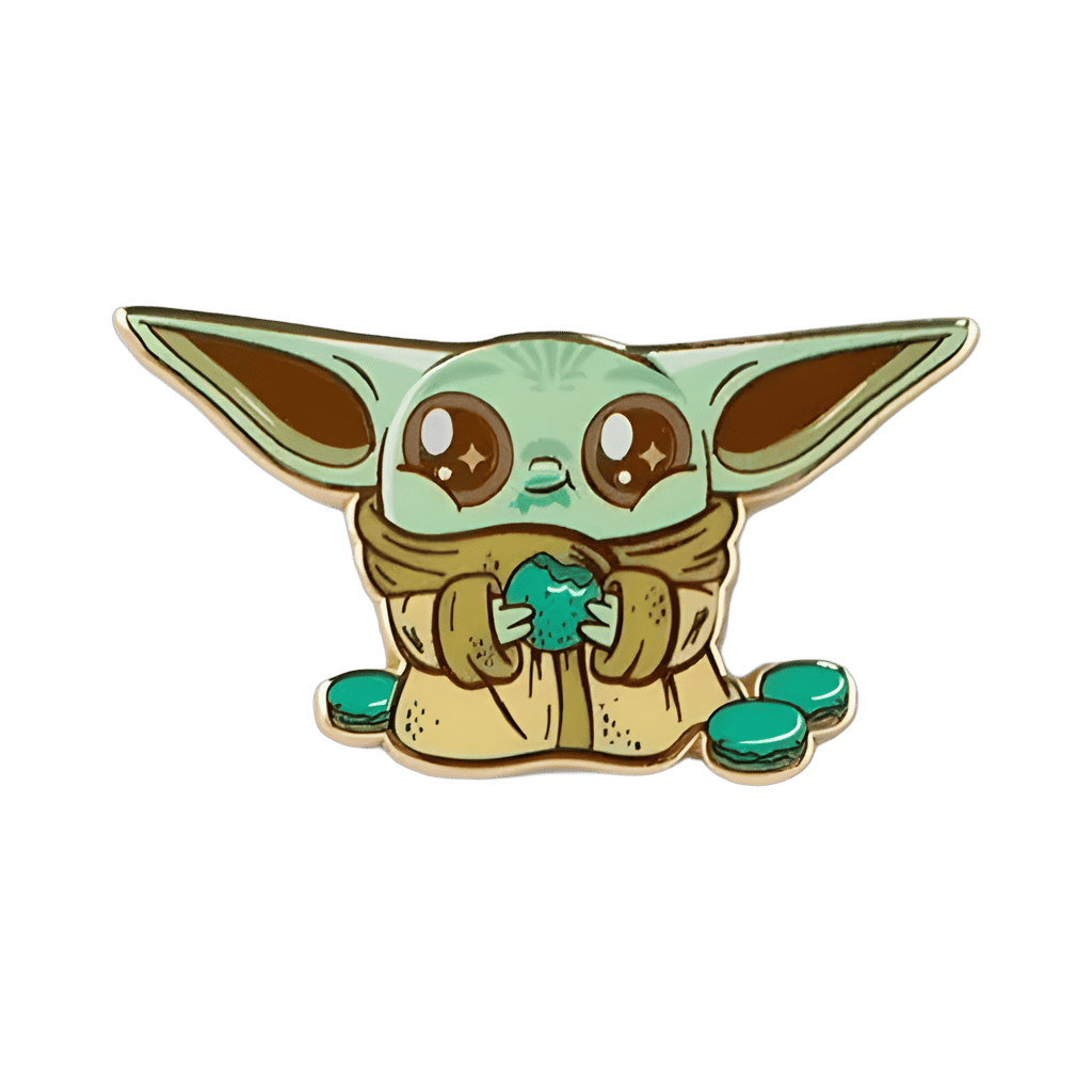 Grogu Eating Disney pin