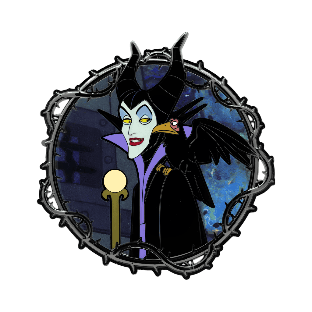 Maleficent and Diablo Disney pin