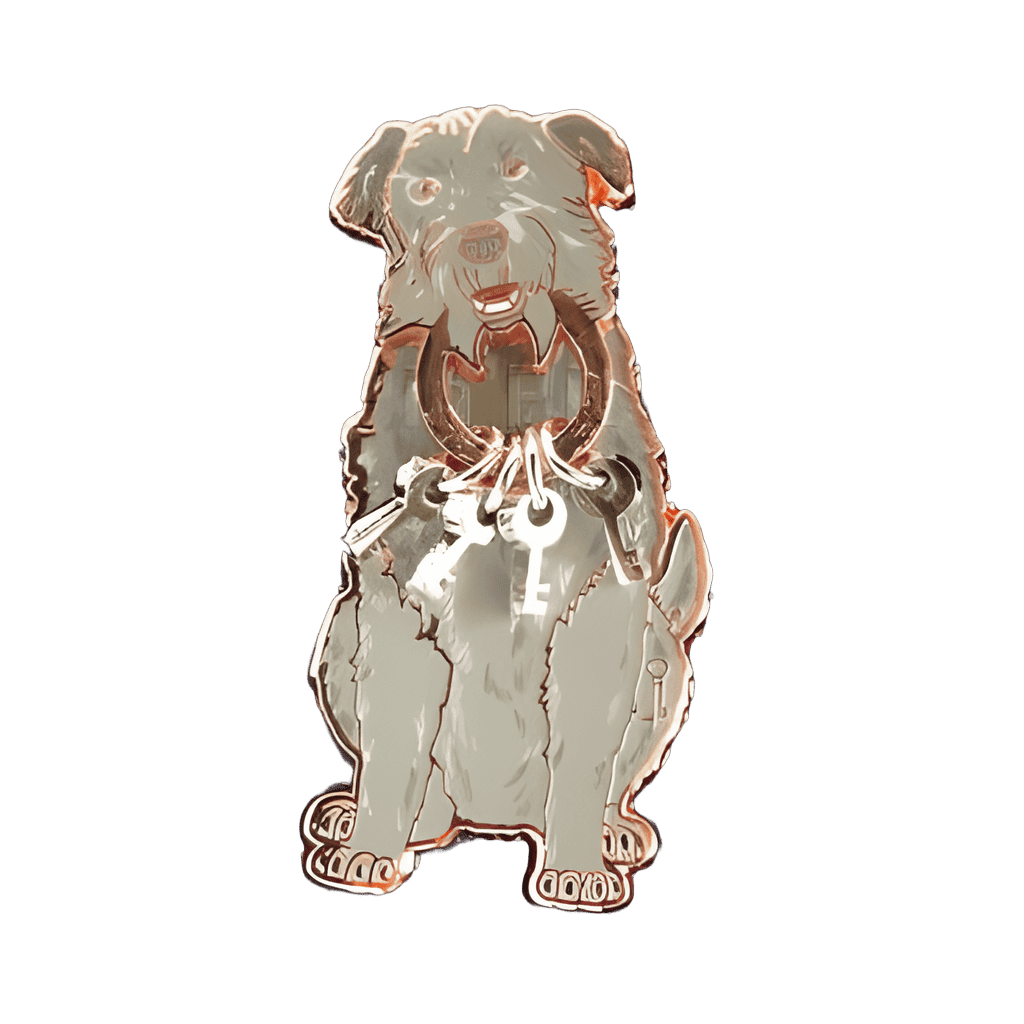 Pirate Dog with Keys Disney pin
