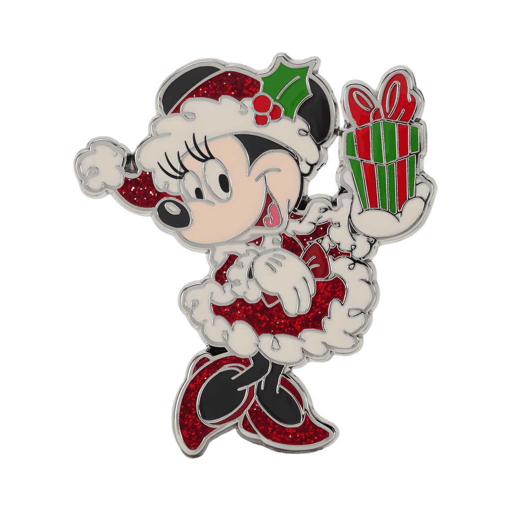 Mrs. Santa Minnie Mouse with Present Disney pin