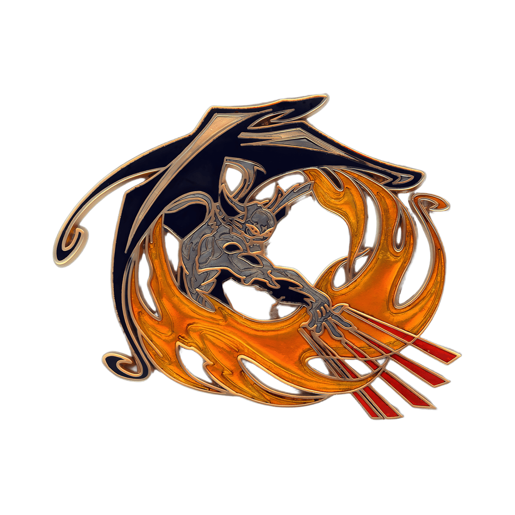 Chernabog with Fire Disney pin