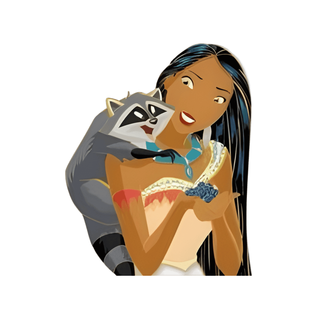 Pocahontas and Meeko Disney pin