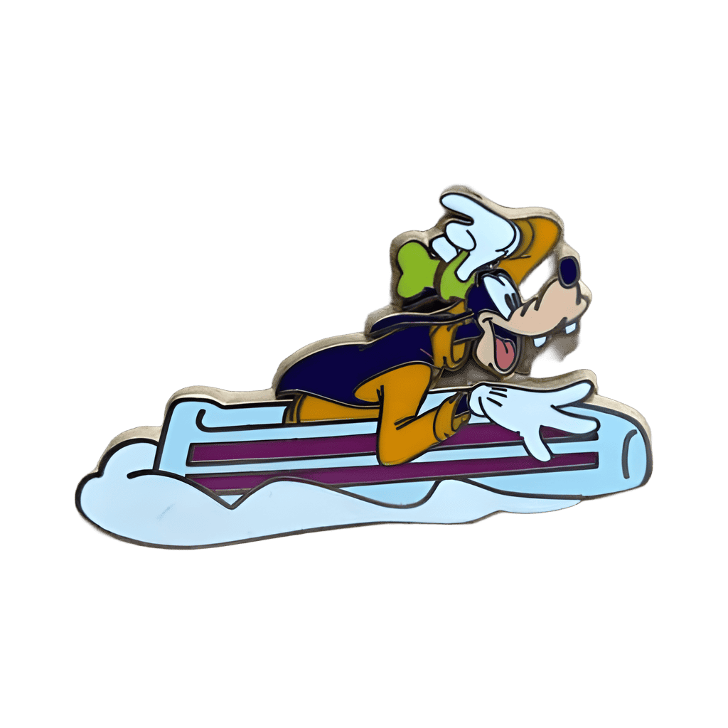 Goofy on Matterhorn Bobsleds Disney pin