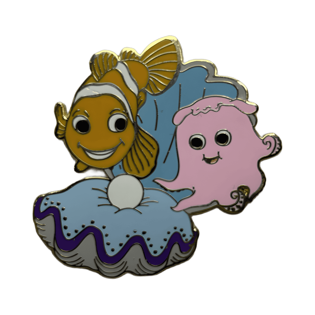Nemo and Pearl Disney pin
