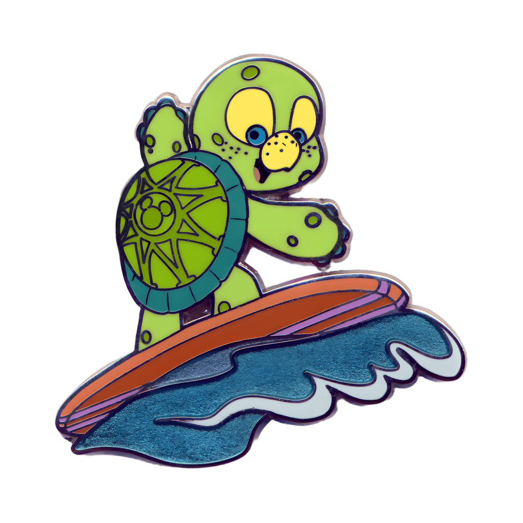 Olu Surfing Disney pin