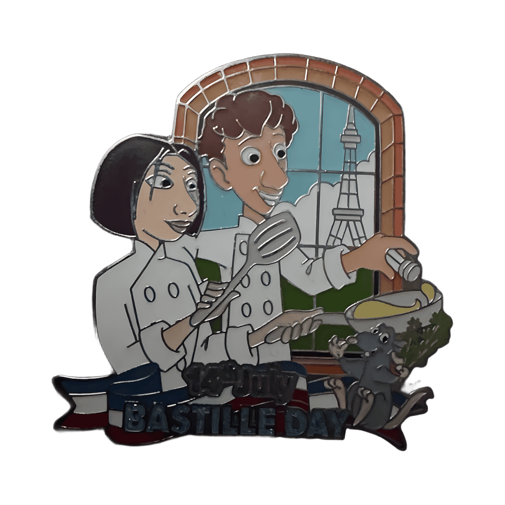 Ratatouille 14th July Bastille Day Disney pin