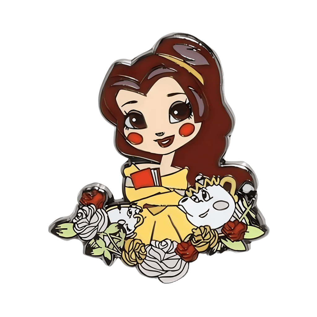 Belle, Mrs. Potts & Chip Disney pin