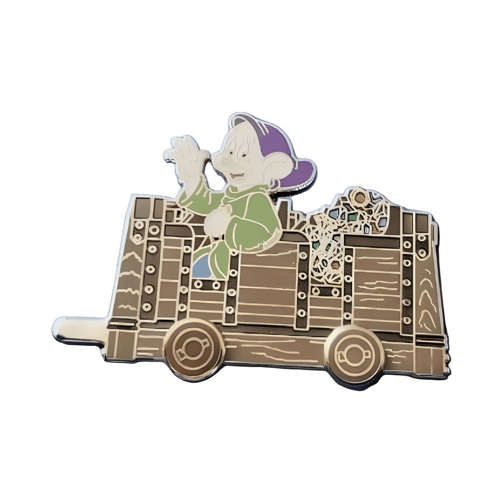Dopey in Mine Cart Disney pin