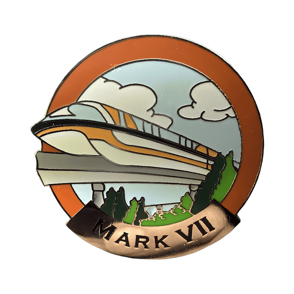 Monorail - Mark VII Disney pin