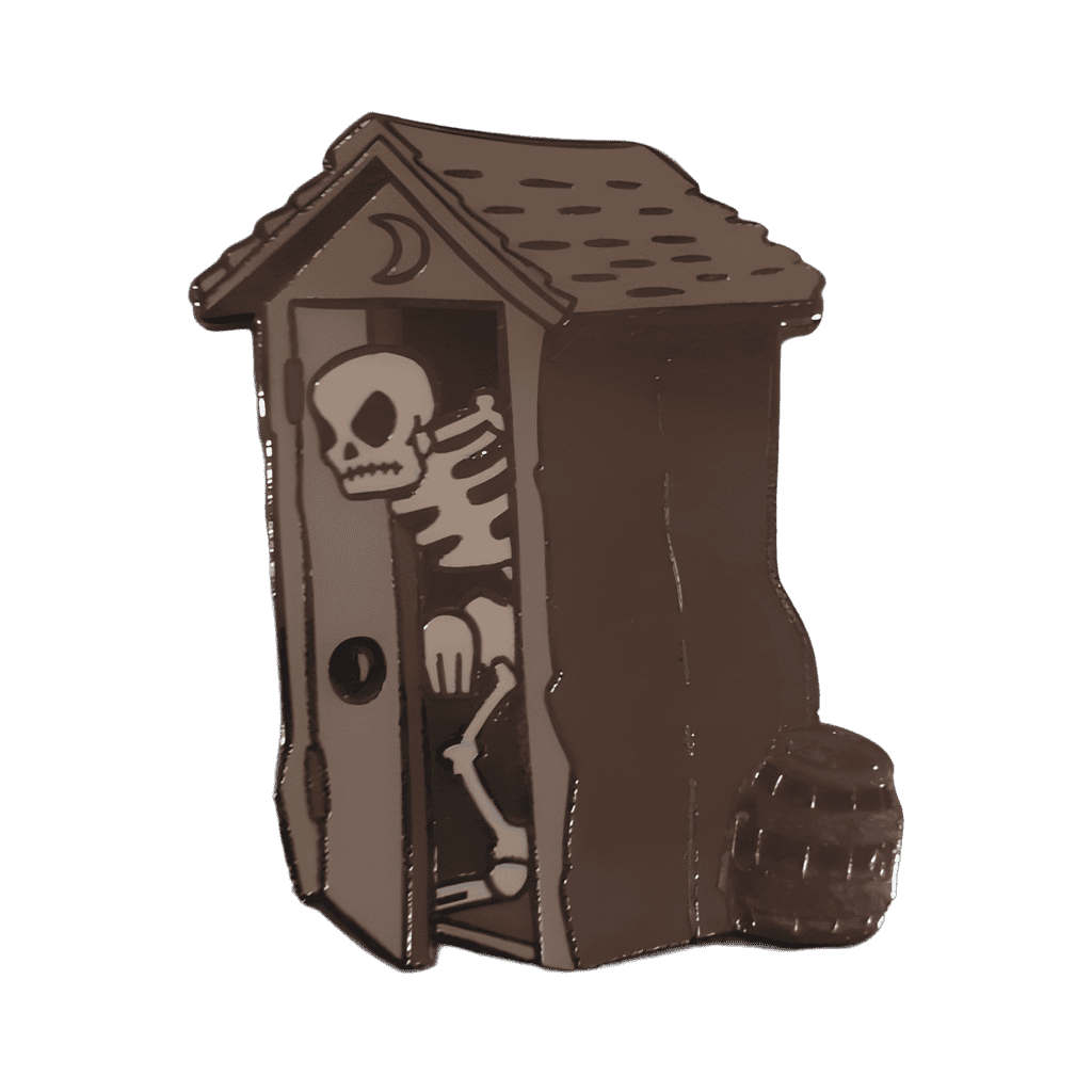 Haunted House Skeleton Disney pin