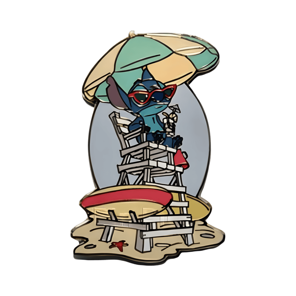 Stitch as a Lifeguard Disney pin