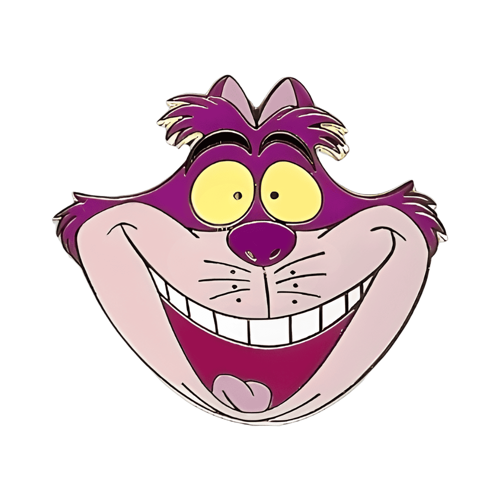 Cheshire Cat Head Disney pin