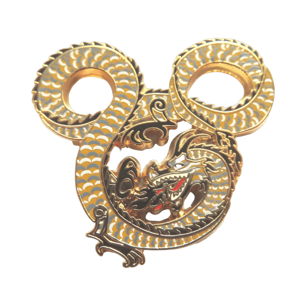Gold on Gold Disney pin