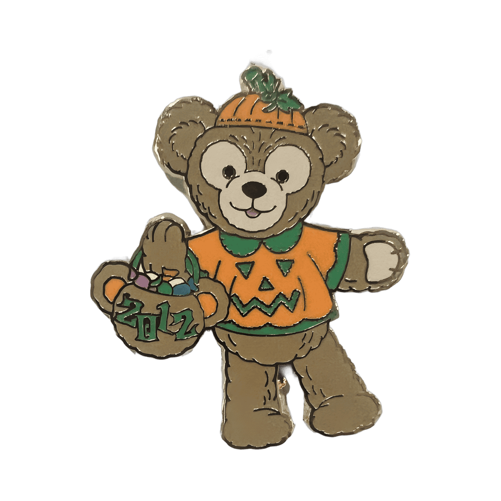 Duffy in pumpkin outfit Disney pin
