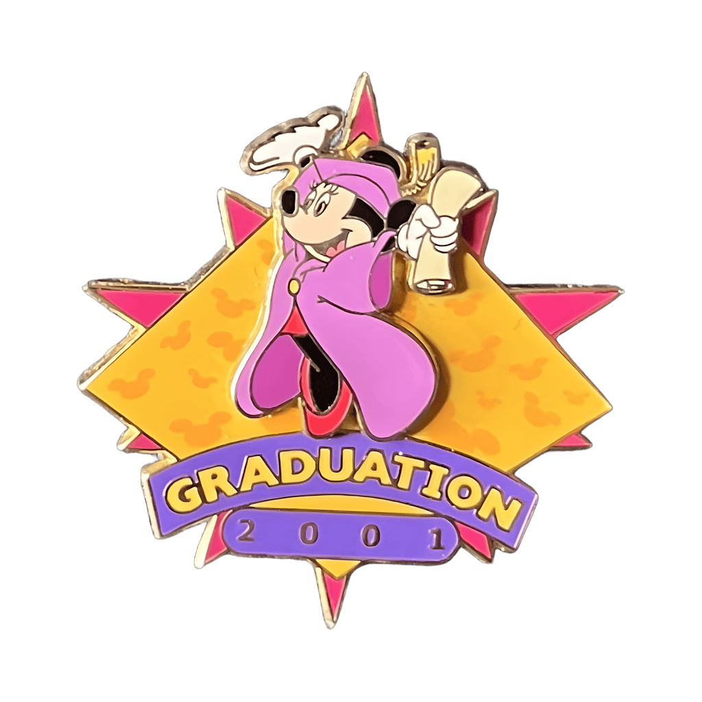 Graduation 2001 - Minnie Mouse Disney pin