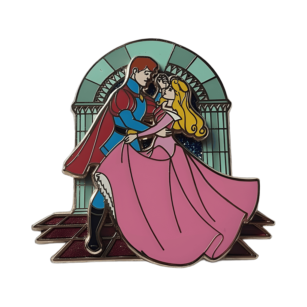 Sleeping beauty and Phillip Dancing Disney pin