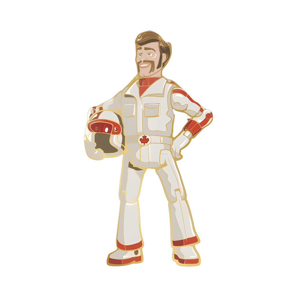 Duke Caboom (272) - Gold Plated Disney pin