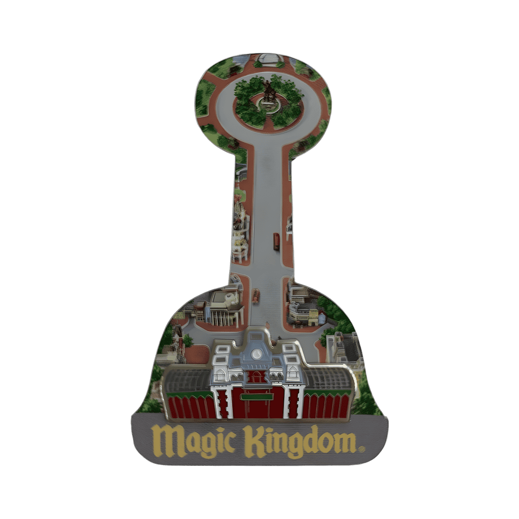 #4 - Magic Kingdom Map - Main Street, U.S.A. Disney pin