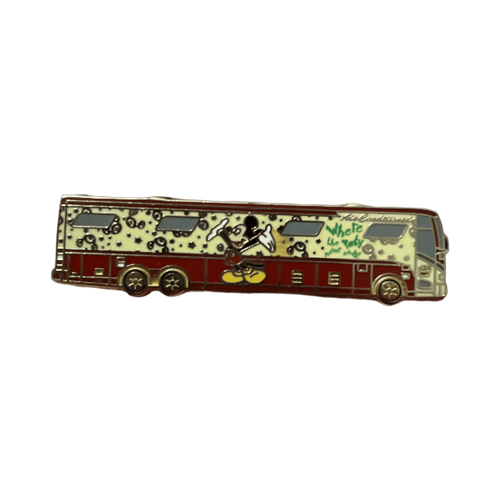 Mickey Where the Party is Bus Disney pin