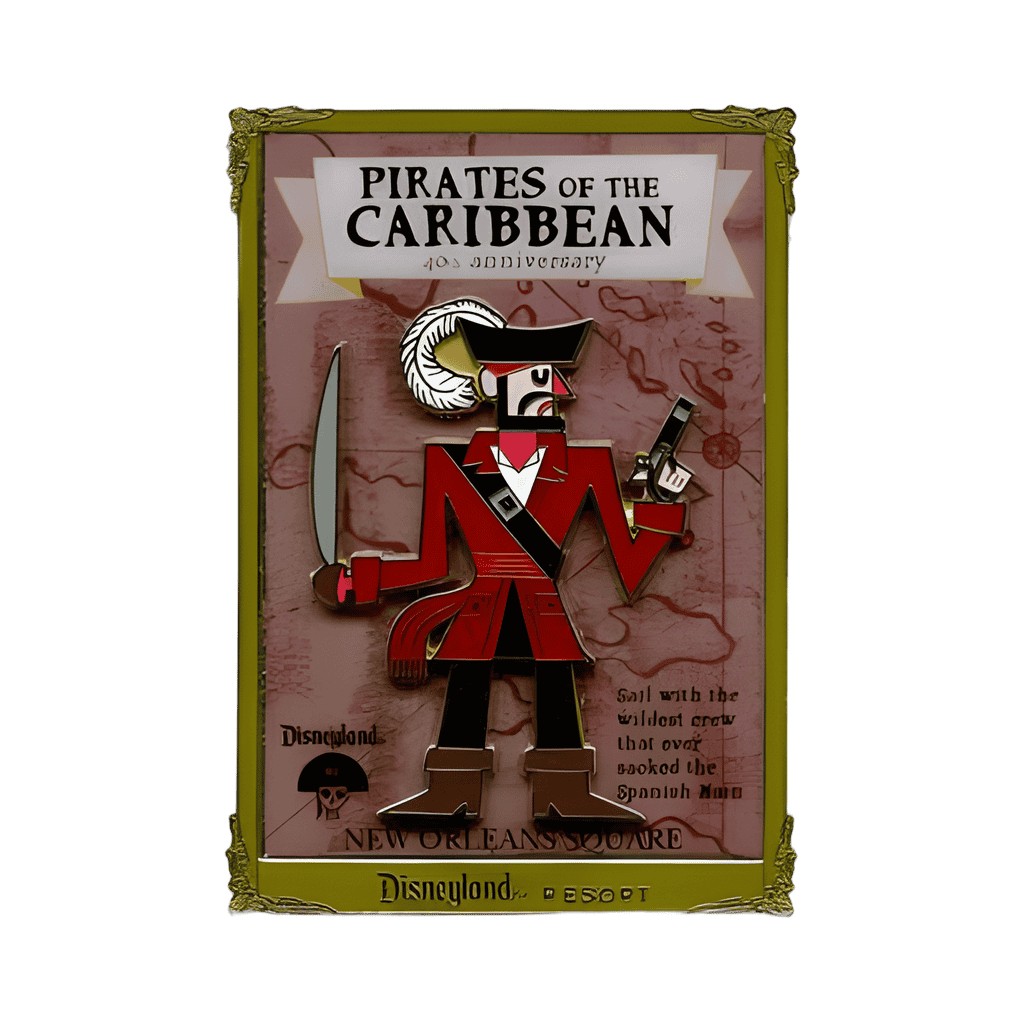 Pirates of the Caribbean 40th Anniversary POSTER ART Disney pin