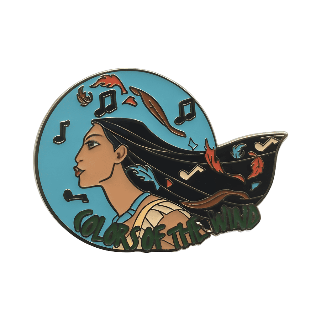 Colors of the Wind (Teal) Musical Disney pin