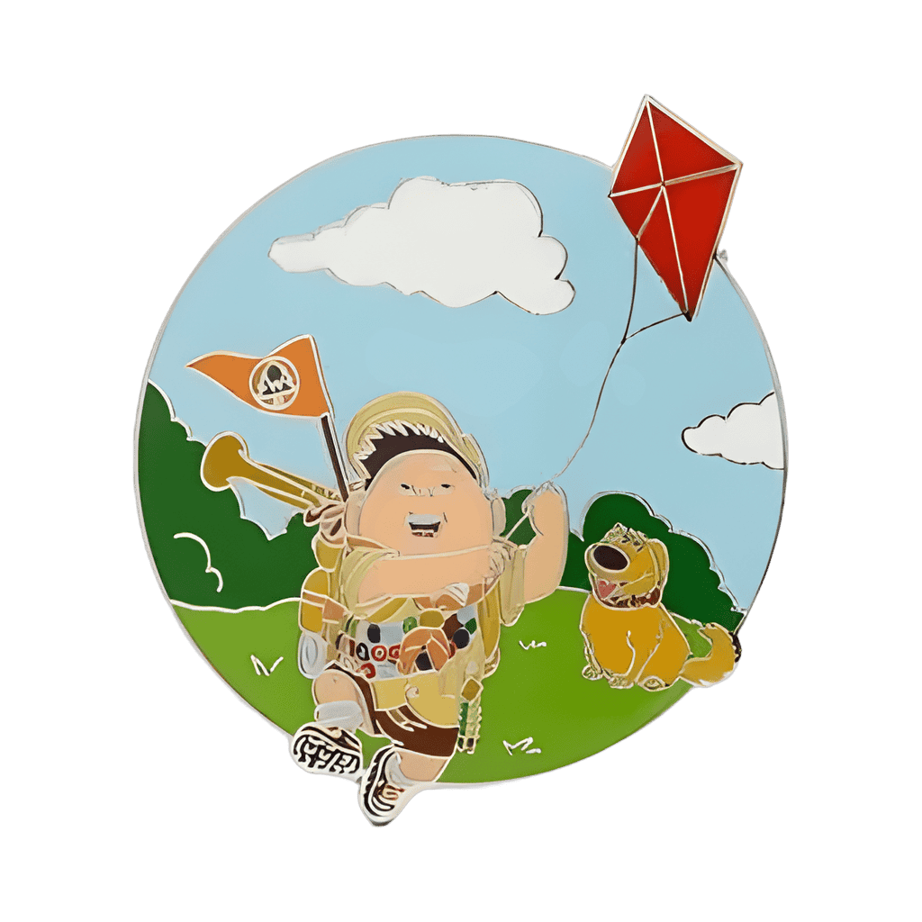 Russell & Dug Flying a Kite Disney pin