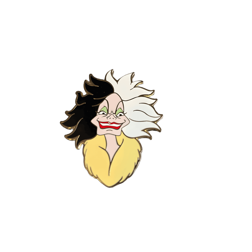Cruella de Vil - Face - Jumbo Disney pin