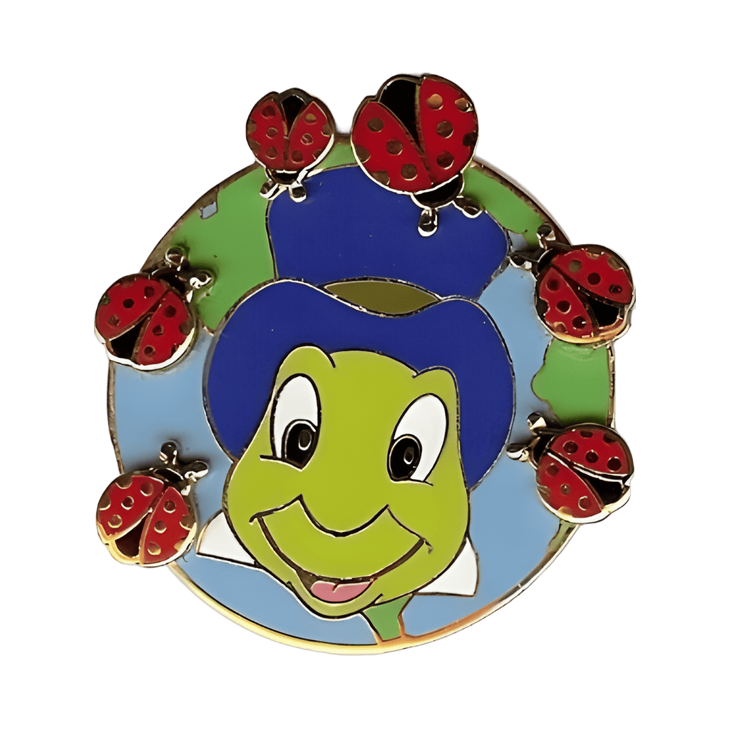 Jiminy Cricket with Ladybugs Disney pin
