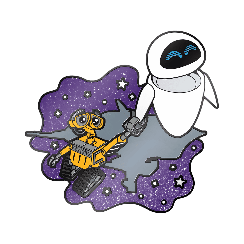 EVE and WALL-E in Space Disney pin