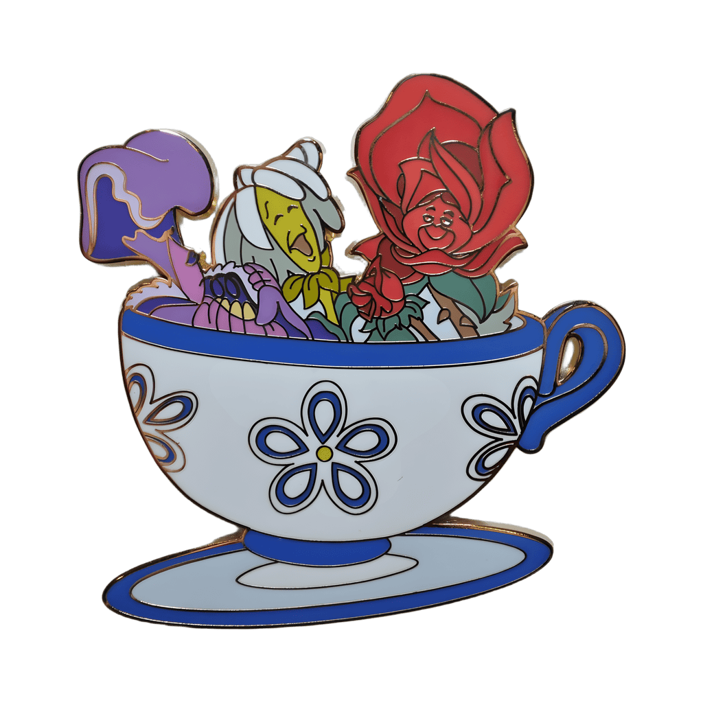 Rose & Flowers Disney pin